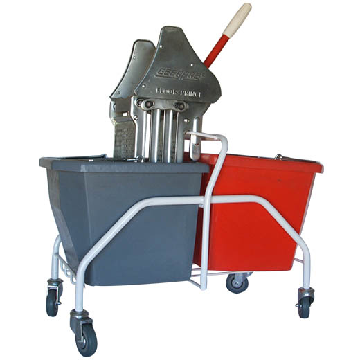 Double Bucket Mopping Trolley Cleaning Equipment Taurus Maintenance